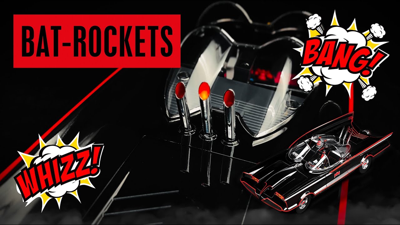 Bat-Rockets for the Fanhome '66 Batmobile. A Bat-Circuit Add-on.
