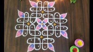 Simple daily kolam rangoli 🪷@rangoliartbyash #rangolidesigns #muggulu #kolam #1000subscriber 