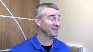Boise State men's basketball coach Leon Rice speaks to the media March 2, 2015 in advance of the Broncos' game at San Jose State.
