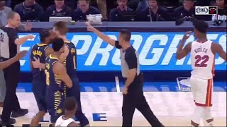 TJ Warren and Jimmy Butler DOUBLE TECHNICAL AND EJECTION