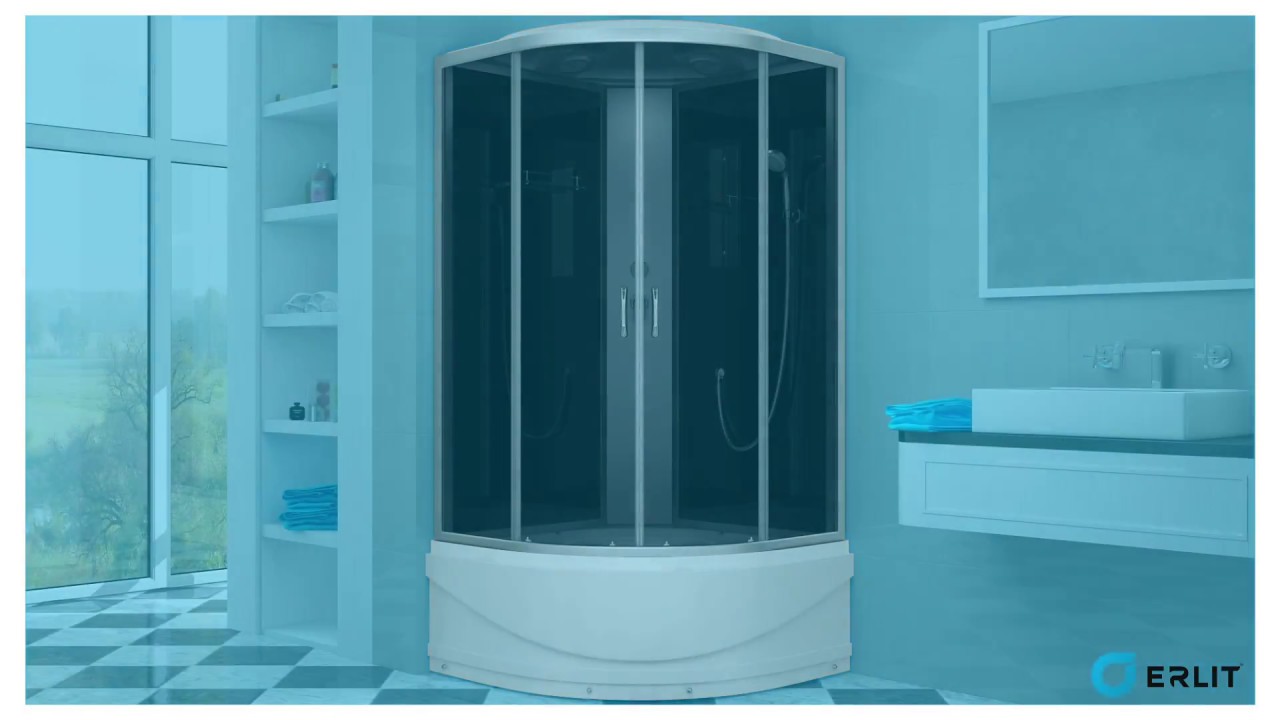 Душевые кабины ERLIT (35 серия) - YouTube