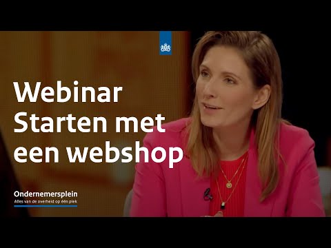 Webinar Starten met een webshop