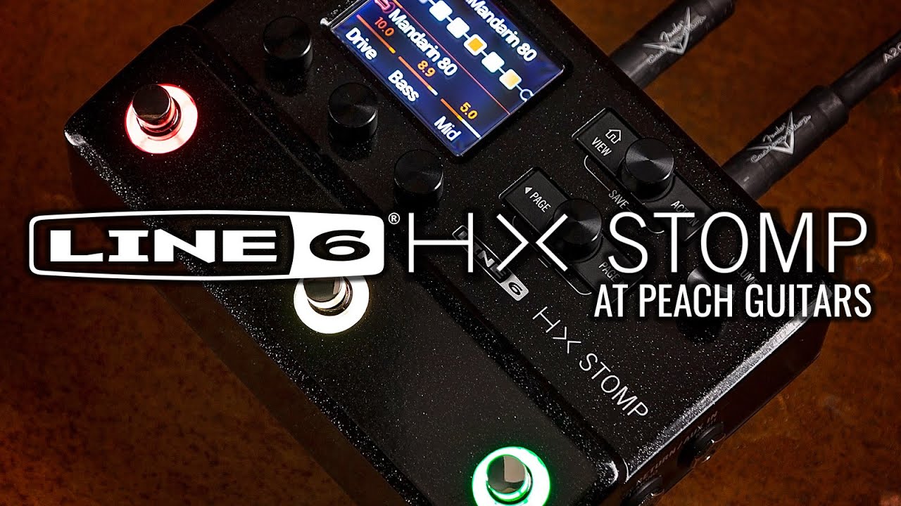 Line 6 HX Stomp Limited Edition White - Peach Guitars