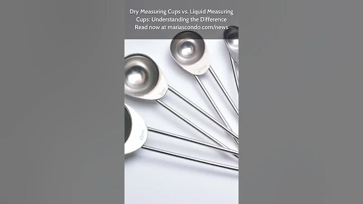 Dry Measuring Cups vs. Liquid Measuring Cups: Understanding the Difference Read now at mariascondo.c