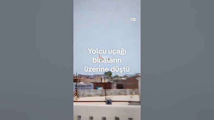 Hindistan'da yolcu uçağı binaların üzerine düştü