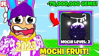 I Upgraded MOCHI FRUIT To Tier 3 In Anime Fruit Simulator... ROBLOX