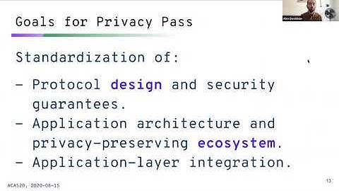 ACAS Second Session (Advanced Cryptography Applications and Standards Workshop 2020)