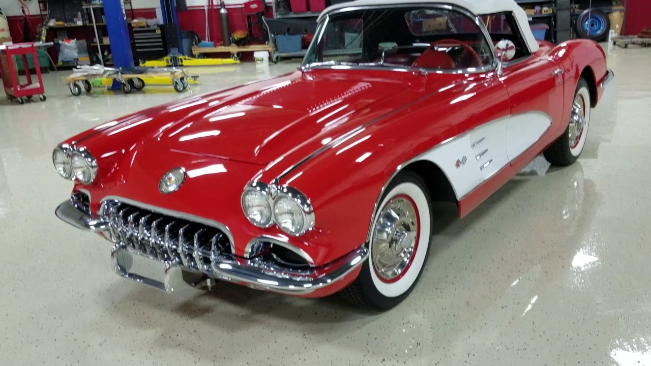 58 CORVETTE RARE CLASSIC...RESTORED,LOW MILES,....CALL CLASSIC CORVETTE INVESTMENT...586 201