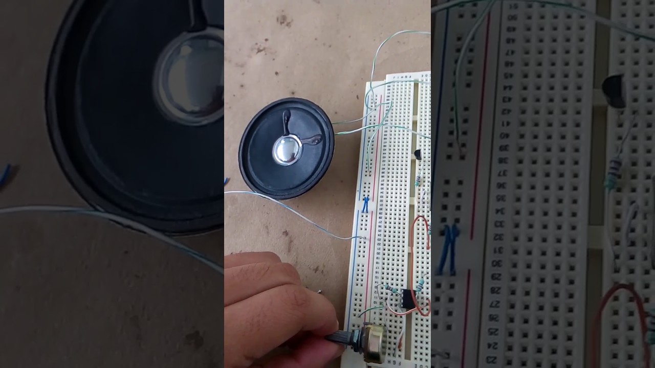 Control de volumen en la protoboard