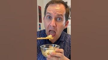 First Time Trying Japanese Natto fermented soybeans ￼