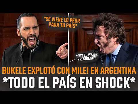 Bukele exploded at Milei in Argentina and left the whole country in shock.