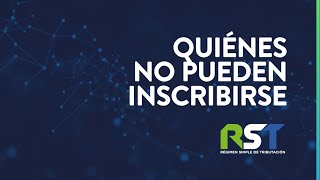 ¿Quiénes NO pueden optar por el Régimen Simple de Tributación?  DIAN