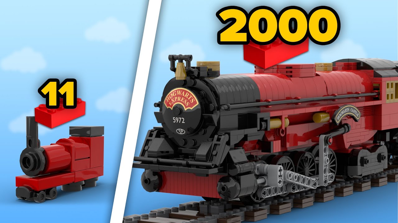 LEGO HOGWARTS EXPRESS From 10 to 2000 Parts | Comparison