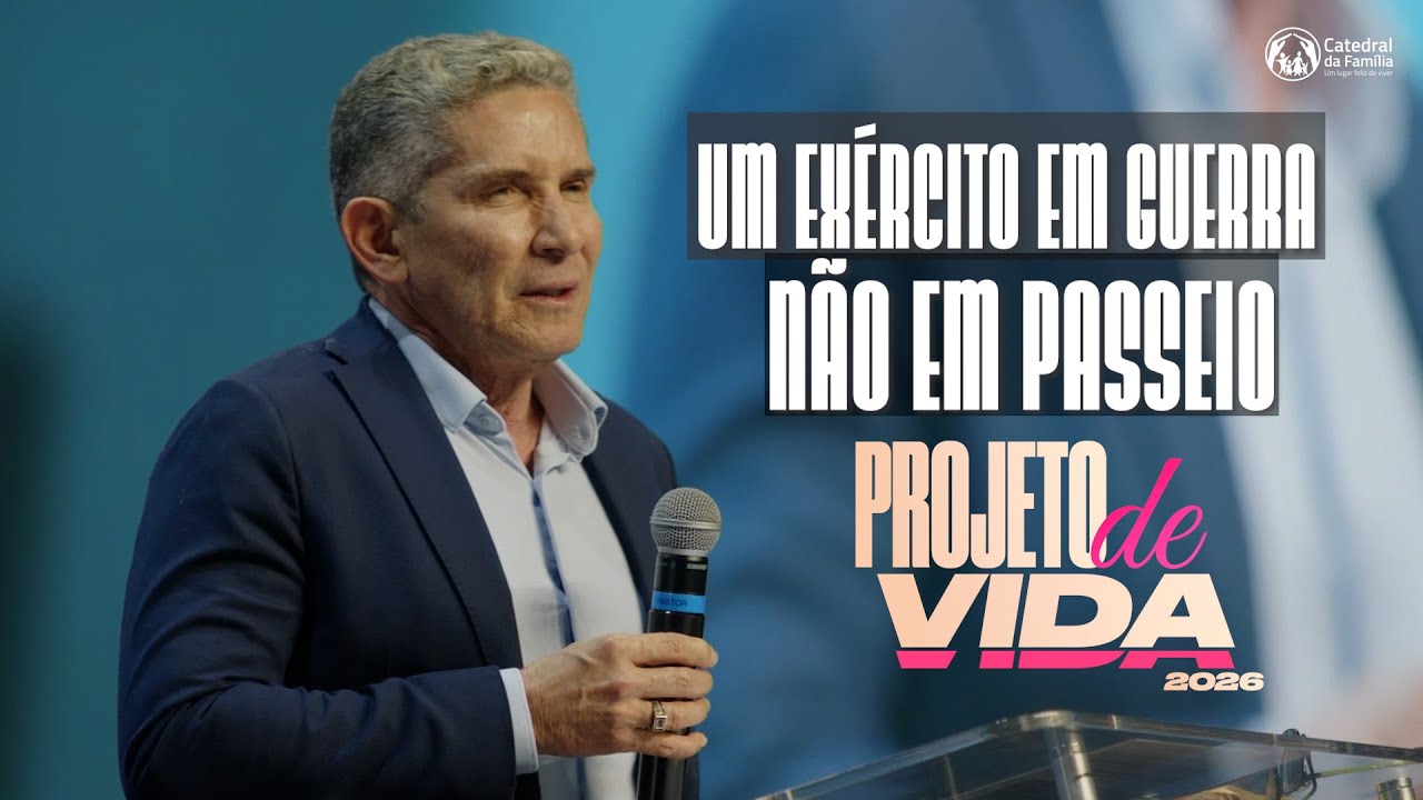 UM EXÉRCITO EM GUERRA NÃO EM PASSEIO / EFÉSIOS 6 : 12 / PR. LOURIVAL PEREIRA / PROJETODEVIDA2026