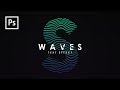 Cara Membuat Desain Waves Text Effect dg Photoshop - Photoshop Tutorial Indonesia