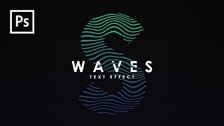 Cara Membuat Desain Waves Text Effect dg Photoshop - Photoshop Tutorial Indonesia