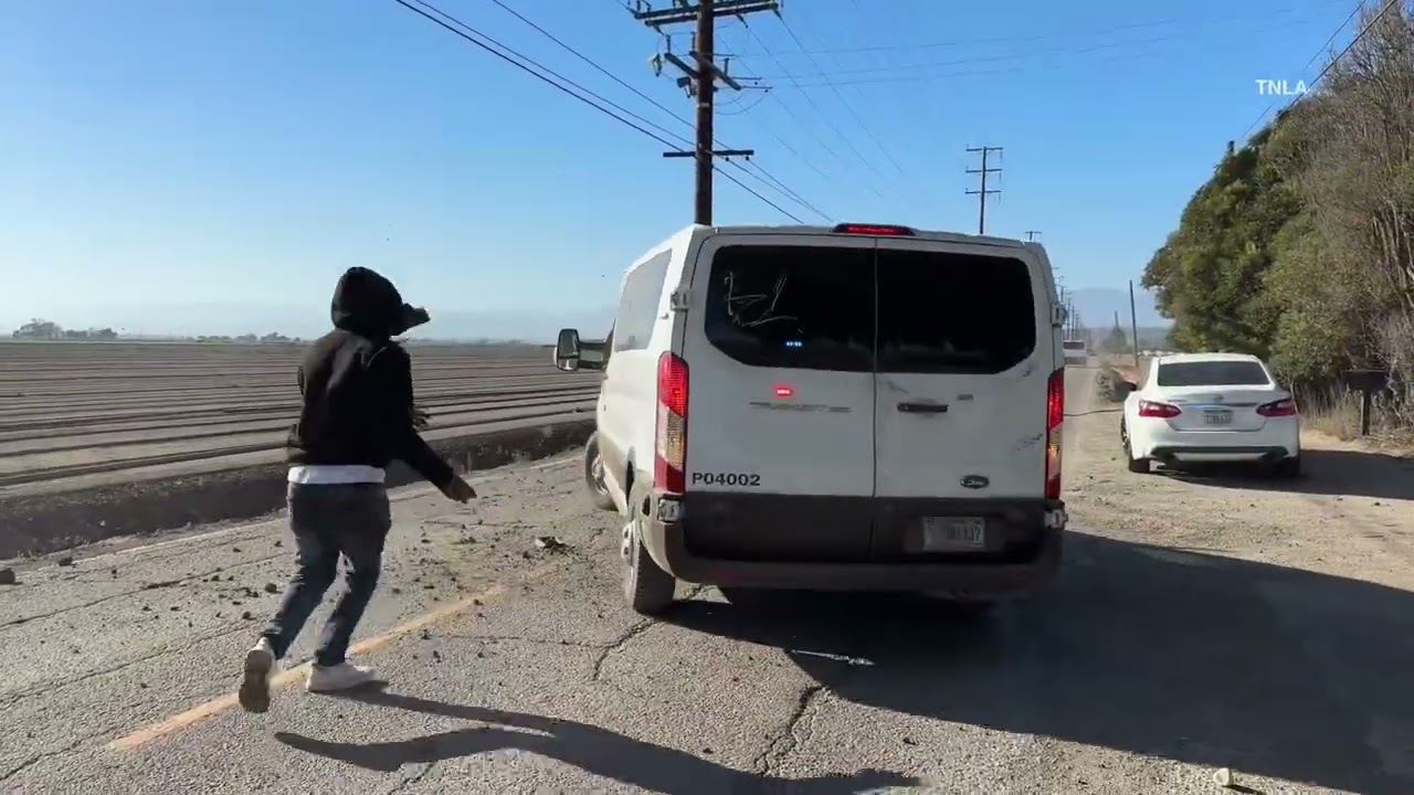 Federal Vehicles Damaged in Camarillo ICE Raid