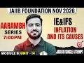JAIIB 2026 | IE and IFS Module A | Inflation and Its Causes | by Ashish Sir