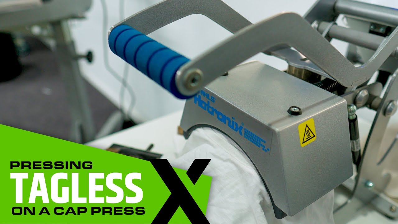 How to Press Tagless Labels on Shirts Using a Cap Press | Velflex Tips & Tricks