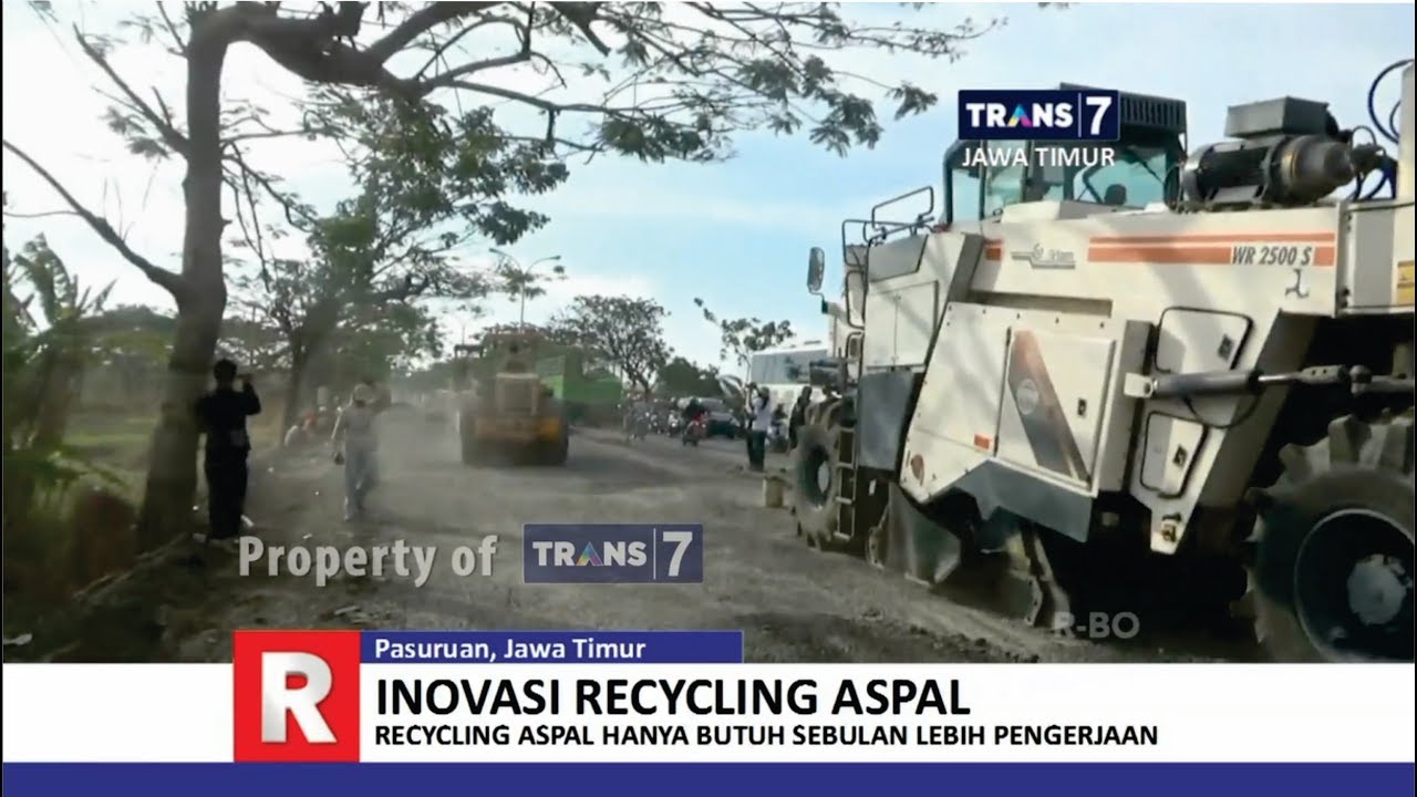 TRANS7 JAWA TIMUR Inovasi Perbaikan  Jalan  Rusak YouTube