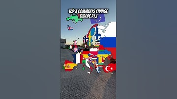 Top 3 comments change Europe! #mapping #map #geography #europe