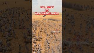 🫨1 Archer vs 1 Million zombies 💀⚔️ #gaming #trending #zombies #viral