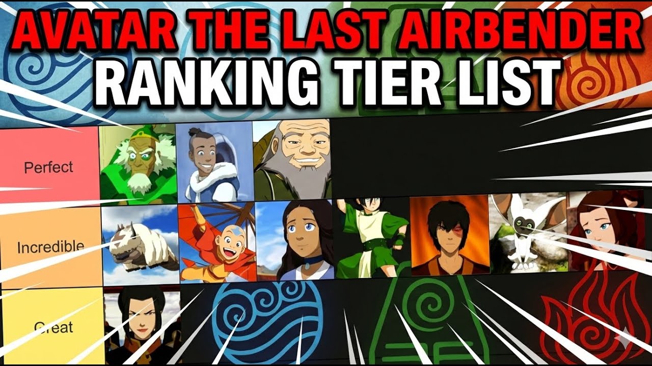 Ranking EVERY Avatar Character - This Tier List Will Make ATLA Fans RAGE 💀🔥