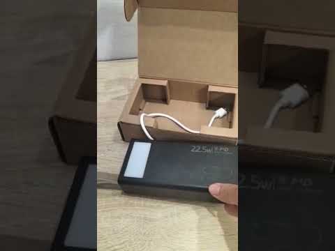 Повербанк 20000 mah 22.5W Super Fast Charge 10192 з LED дисплеєм і швидкою зарядкою PD/QC 3 порта powerbank павербанк для телефона apple айфона iphone самсунг samsung роутера планшета універсальний з ліхтариком