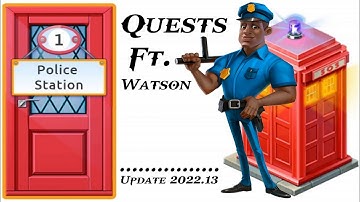 Floor 1 [Police Station] | Quests ft. Watson | My Cafe December 2022 | Update [2022.13]