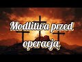 Modlitwa przed operacją