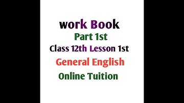 Class 12 mp board/general English/work book/chapter-1/we are the future part-1