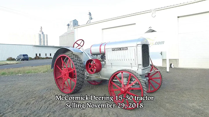 McCormick Deering 15 30 tractor for sale at auction