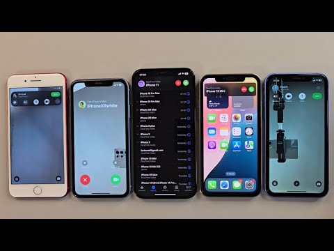 IPhone 7 IPhone X IPhone 12 PM IPhone 16 Pro IPhone 16 Incoming Call FaceTime Outgoing Call