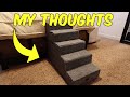 Review of this 5 Step Dog Stairs - Perfect for small dogs!