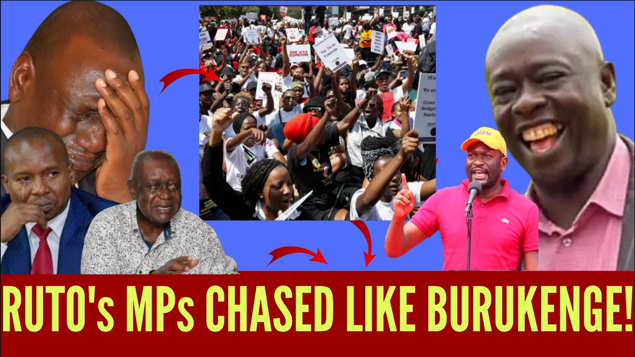 CHAOS ERUPT! ANGRY CROWD CHASE RUTO'S MPS LIKE BURUKENYA CHANTING WANTAM - KWISHA KABISA!