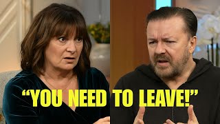 Ricky Gervais Kicked Off Lorraine Kelly’s Show After Heated Altercation