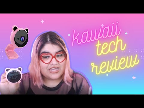 ♡ does this work? testing cute tech #1 ♡ PINK BEAR WEBCAM?!