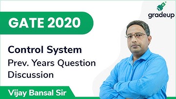 GATE 2020 | Control System | Prev. Years Question Discussion