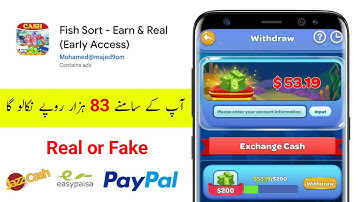 Fish Sort App Se Pasie kaise nikale | Fish Sort App live Withdraw Proof | Fish Sort App full Review
