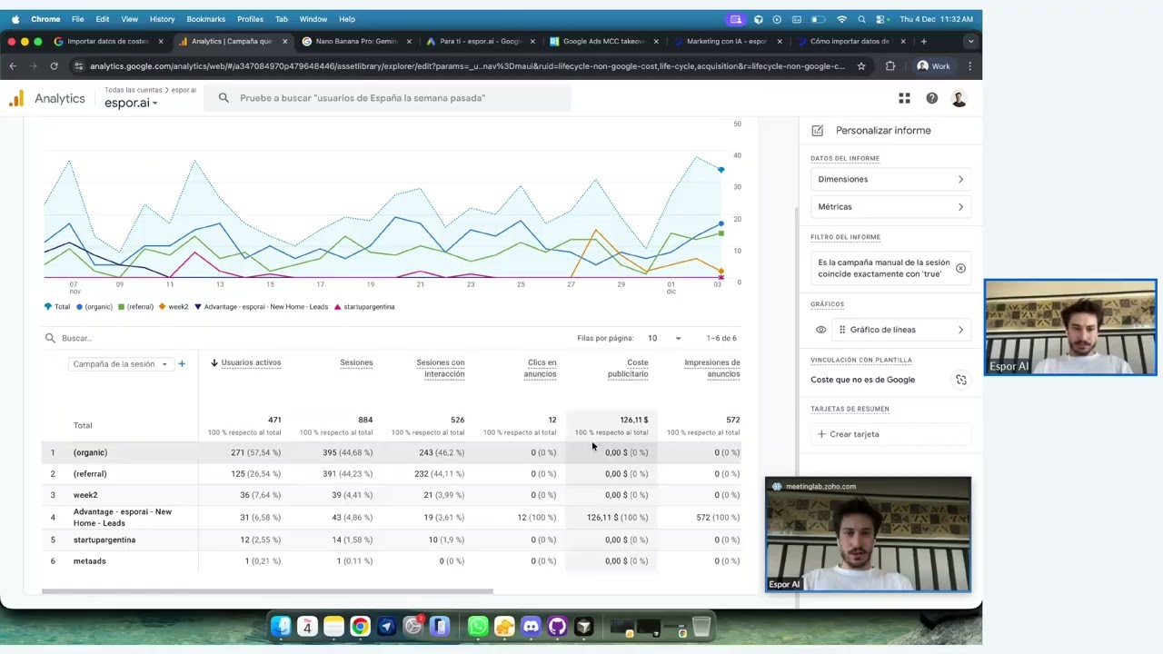 Novedades Paid Media Noviembre 2025: GA4 + Meta Ads, WhatsApp Ads, Nano Banana, Phishing MCC y más