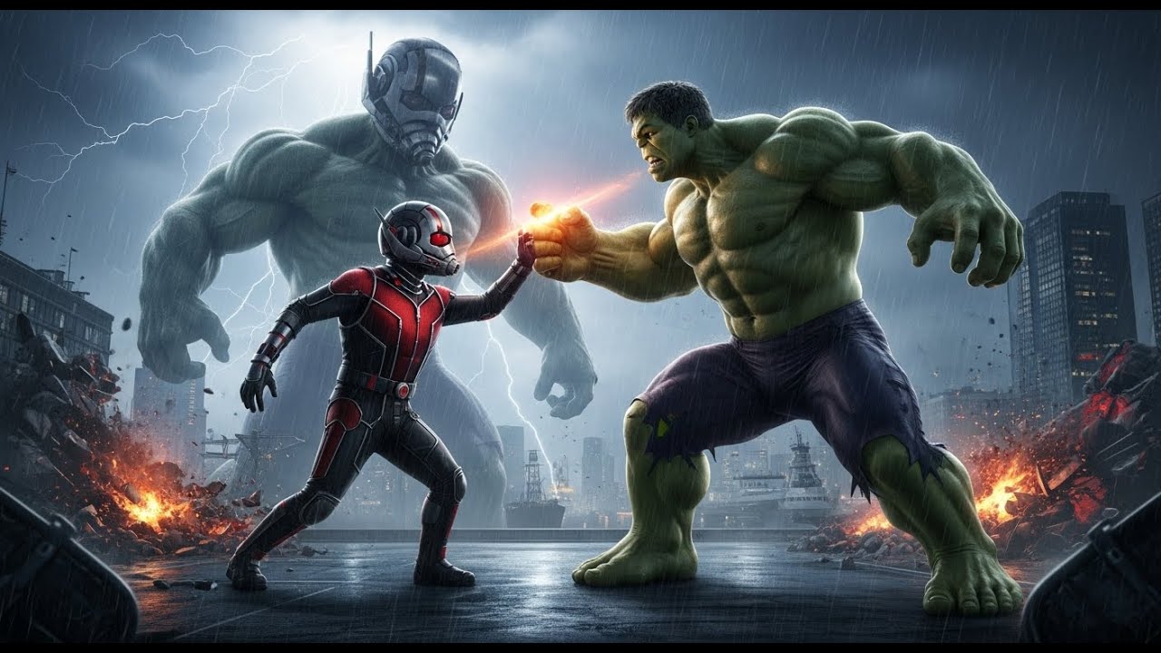 Hulk vs Ant Man giant form - Hulk vs Ant-Man – The Clash That Reveals Earth’s Hidden Terror