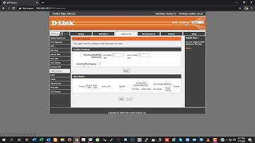 D Link Router Speed Limit or Bandwidth Management