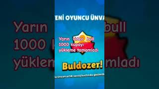 sonrada  ikinci kareter 1000 kupa olur