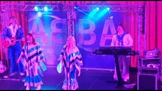 Kiss The Teacher ABBA tribute band  performing One Of Us