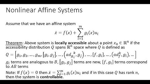 Controllability and Observability of Nonlinear Systems Part I