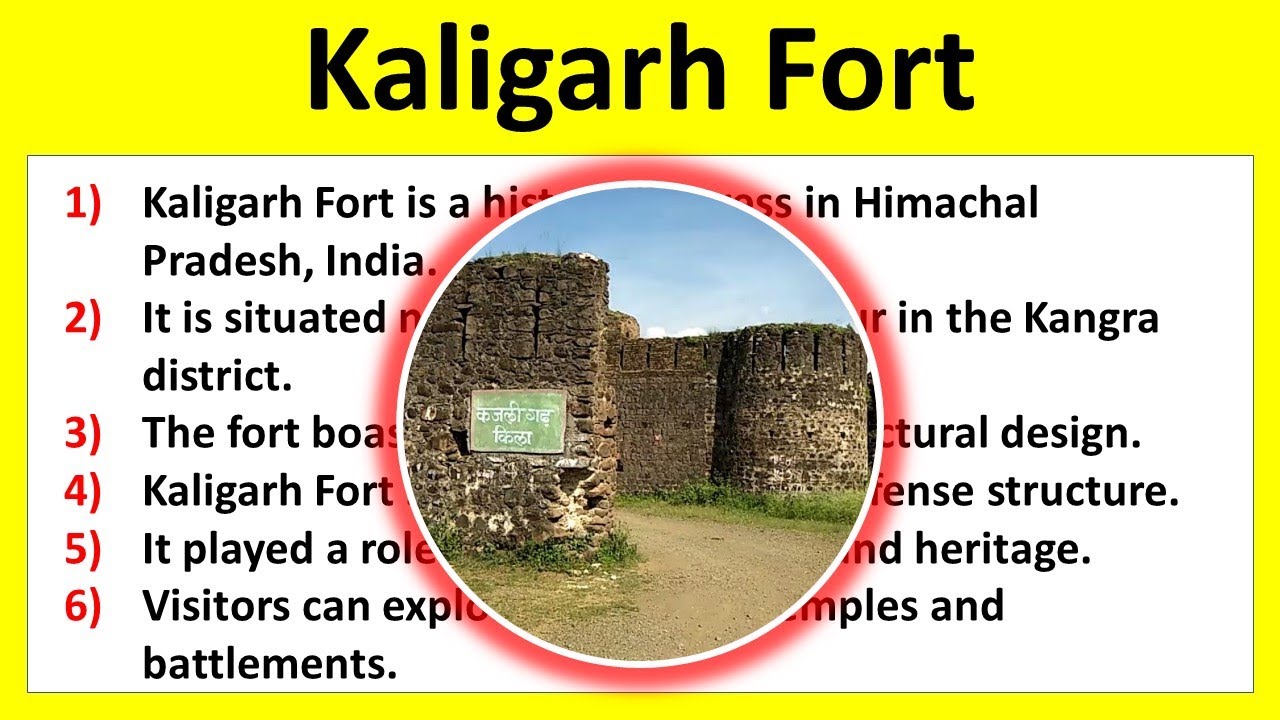 10 lines about Kaligarh Fort | Journey through History: Kaligarh Fort - A Short Essay