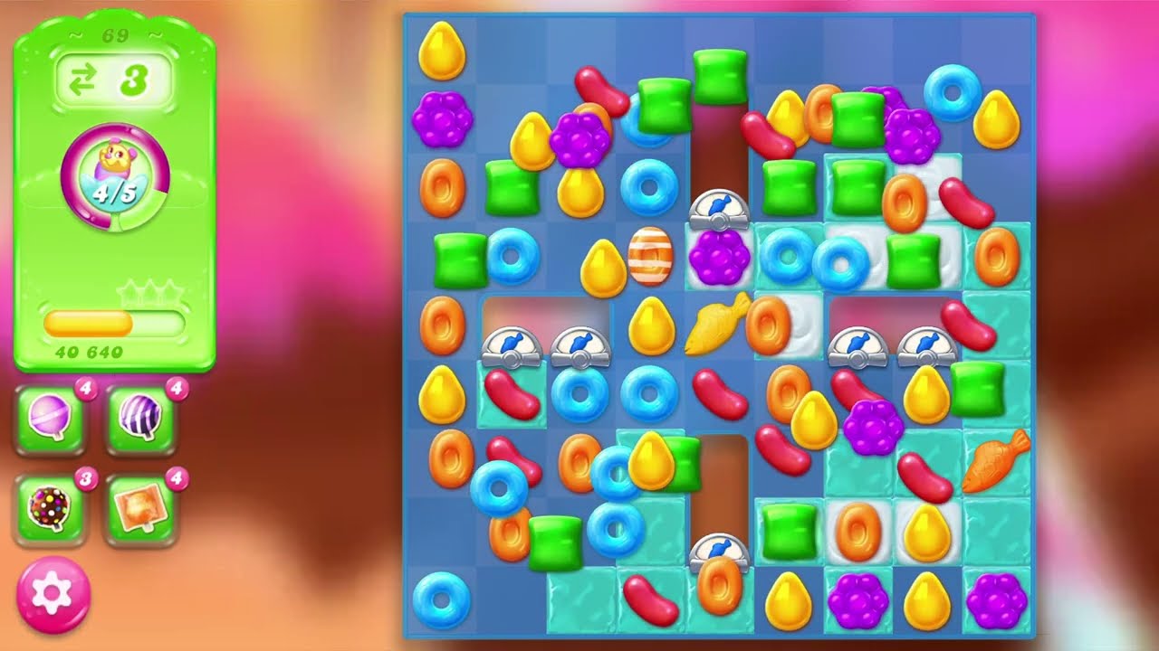 Candy Crush Jelly Saga Levels 68 to 69