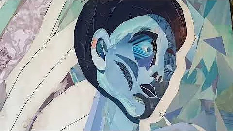 Breathe Collage art by Sean Valle