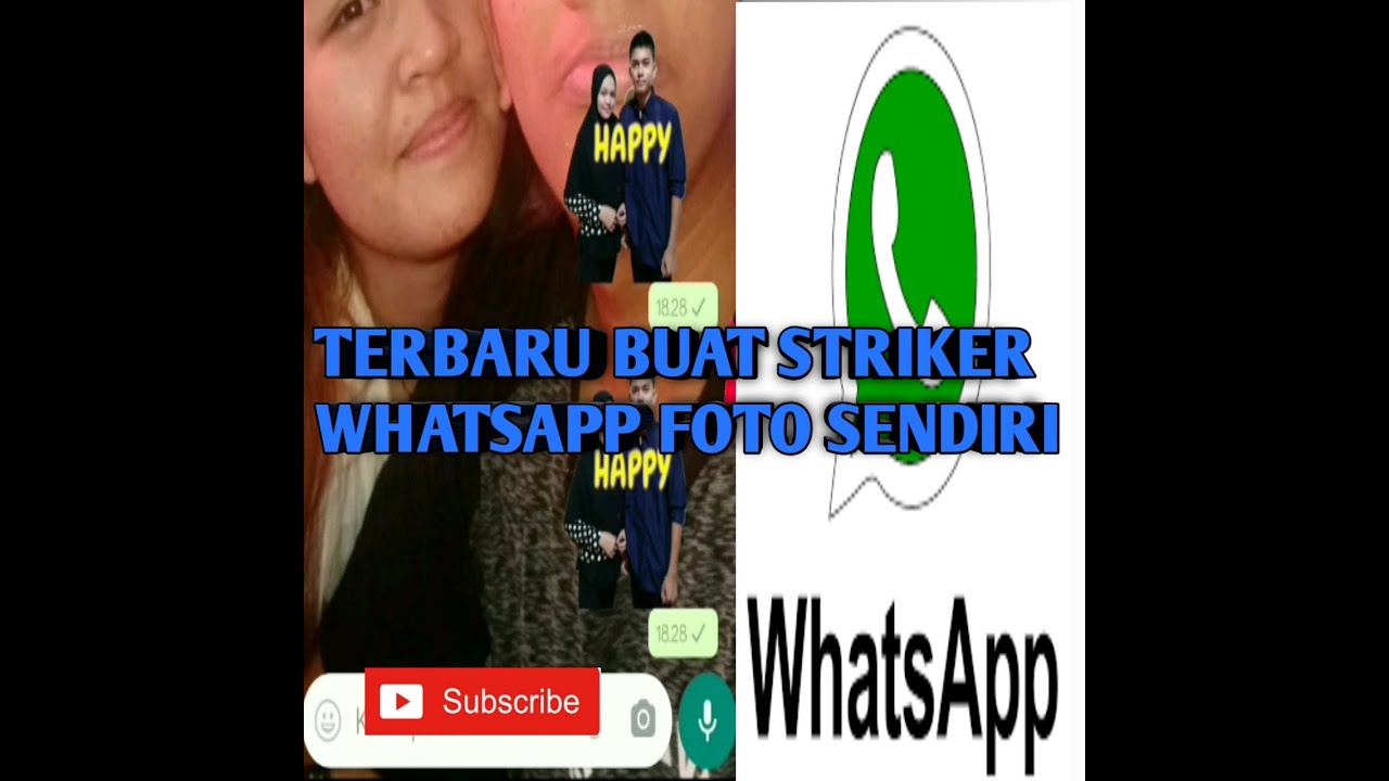 Cara Bikin Stiker  Whatsapp  Dengan foto  sendiri  YouTube