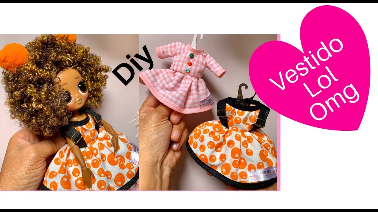 APRENDA A FAZER VESTIDO para BARBIE - Diy - Risoleta 